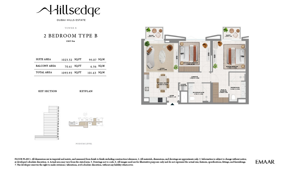 2 Bedrooms