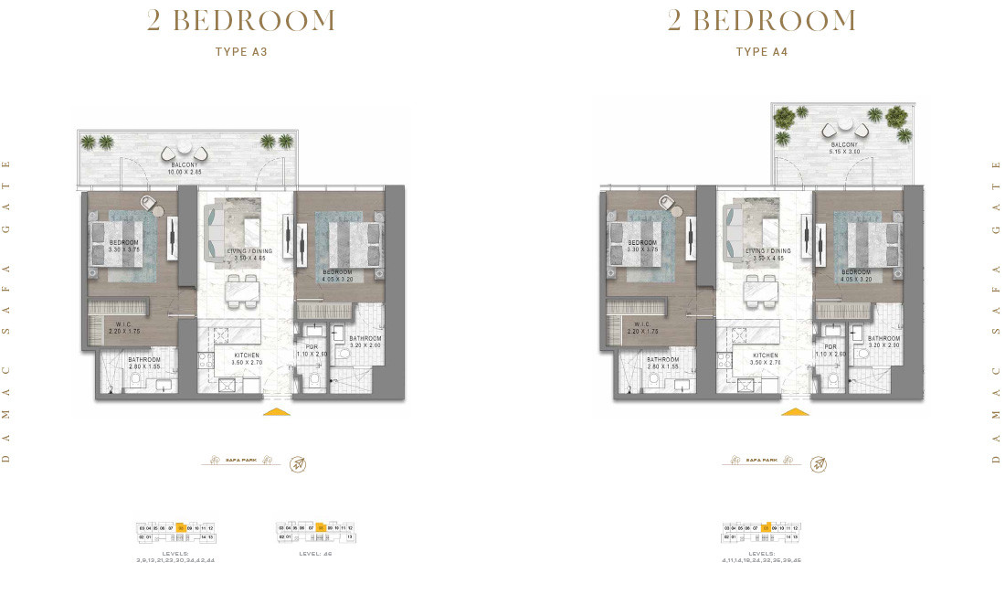 2 Bedrooms