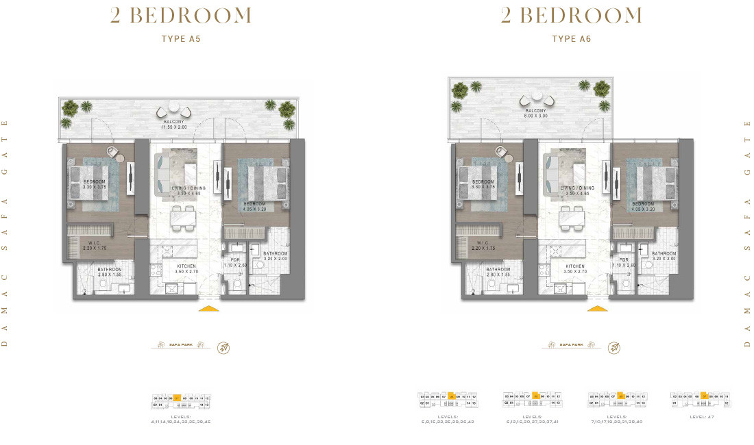 2 Bedrooms