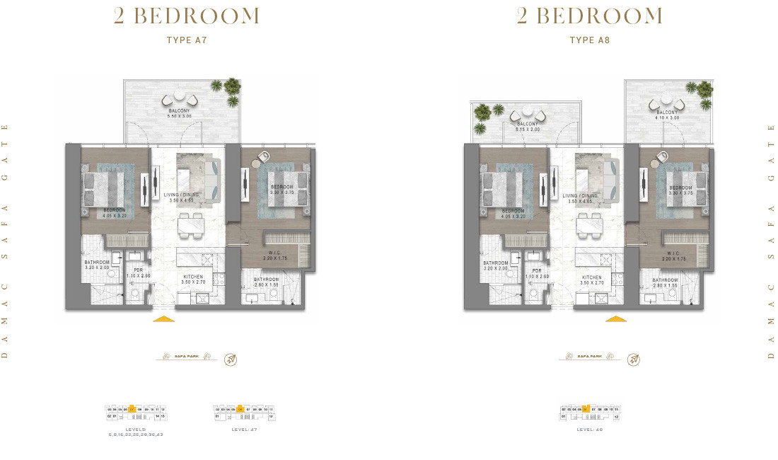 2 Bedrooms
